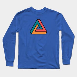 Colorful Penrose Triangle Long Sleeve T-Shirt